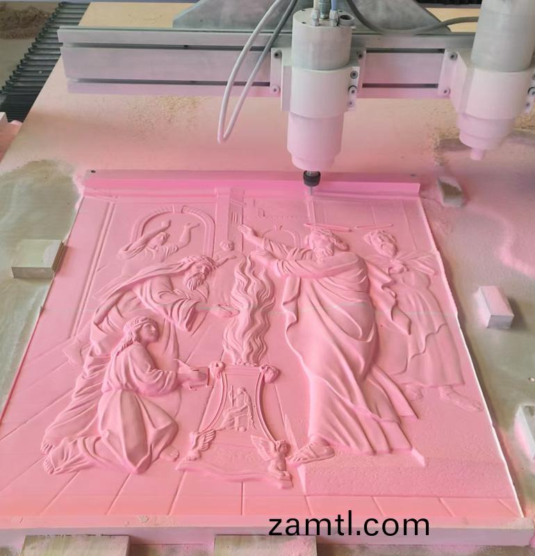 聊工(gong)機(ji)械(xie)助力湖北(bei)客(ke)戶(hù)(hu)，1325一(yi)拕(tuo)二(er)石材(cai)數控(kong)鵰(diao)刻機(ji)成功(gong)落(luo)地